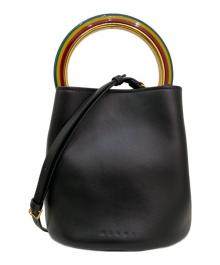 MARNI（マルニ）の古着「パエニサークルバケット」｜ブラック