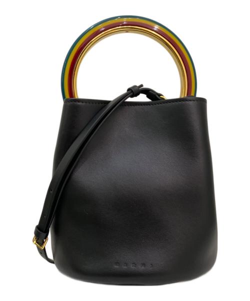 MARNI（マルニ）MARNI (マルニ) パエニサークルバケット ブラックの古着・服飾アイテム