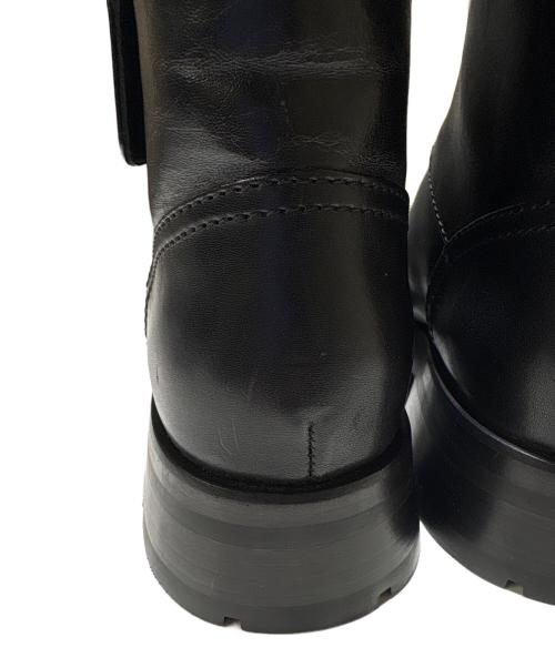 CHANEL（シャネル）CHANEL (シャネル) ターンロックココマークショートブーツ ブラック サイズ:37 1/2の古着・服飾アイテム