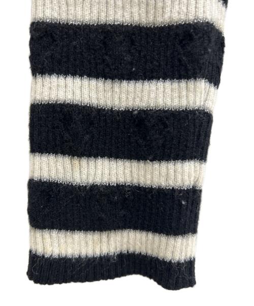 CHANEL（シャネル）CHANEL (シャネル) ココボーダーアンサンブルカーディガン ブラック サイズ:42の古着・服飾アイテム