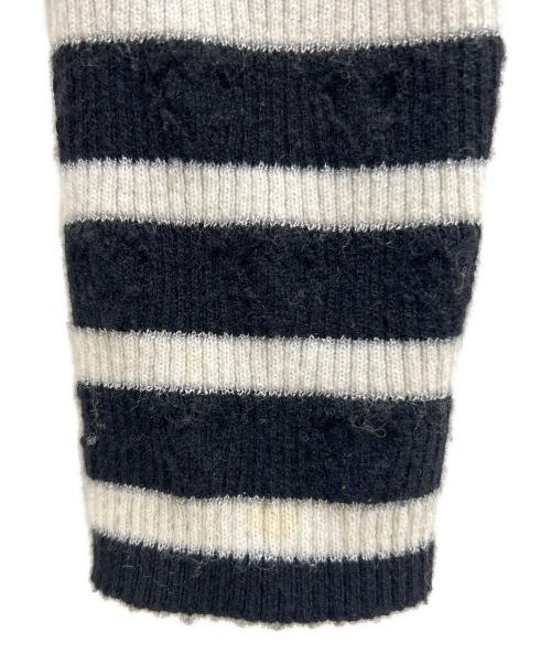 CHANEL（シャネル）CHANEL (シャネル) ココボーダーアンサンブルカーディガン ブラック サイズ:42の古着・服飾アイテム