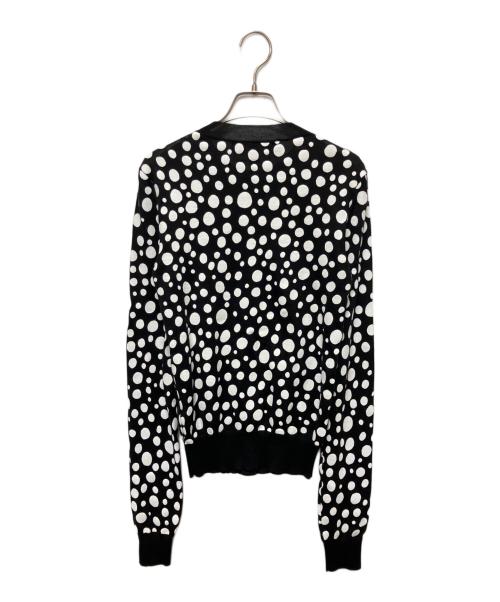 LOUIS VUITTON（ルイ ヴィトン）LOUIS VUITTON (ルイ ヴィトン) 草間彌生 (クサマヤヨイ) カーディガン　草間彌生　RW231J YB7 FOKC09 ブラック サイズ:XSの古着・服飾アイテム