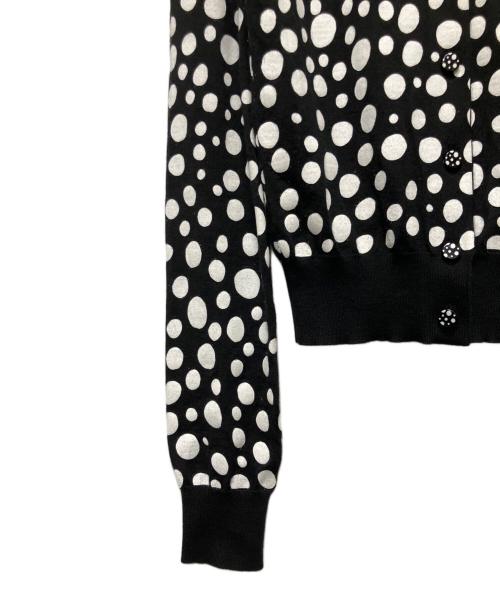 LOUIS VUITTON（ルイ ヴィトン）LOUIS VUITTON (ルイ ヴィトン) 草間彌生 (クサマヤヨイ) カーディガン　草間彌生　RW231J YB7 FOKC09 ブラック サイズ:XSの古着・服飾アイテム