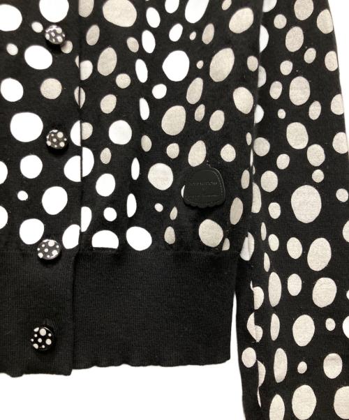 LOUIS VUITTON（ルイ ヴィトン）LOUIS VUITTON (ルイ ヴィトン) 草間彌生 (クサマヤヨイ) カーディガン　草間彌生　RW231J YB7 FOKC09 ブラック サイズ:XSの古着・服飾アイテム