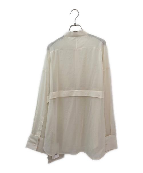 JSELF（ジゼルフ）JSELF (ジゼルフ) シアーシャツ アイボリー サイズ:Freeの古着・服飾アイテム
