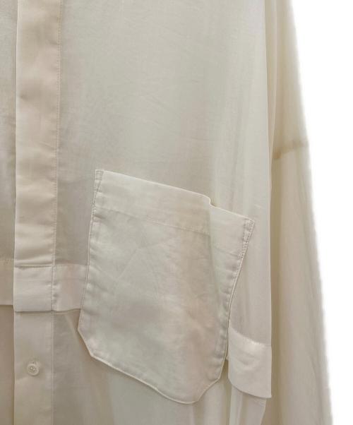 JSELF（ジゼルフ）JSELF (ジゼルフ) シアーシャツ アイボリー サイズ:Freeの古着・服飾アイテム