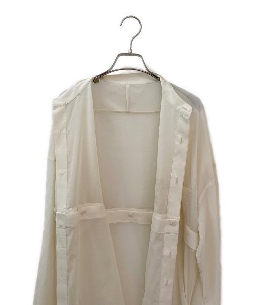 JSELF（ジゼルフ）JSELF (ジゼルフ) シアーシャツ アイボリー サイズ:Freeの古着・服飾アイテム