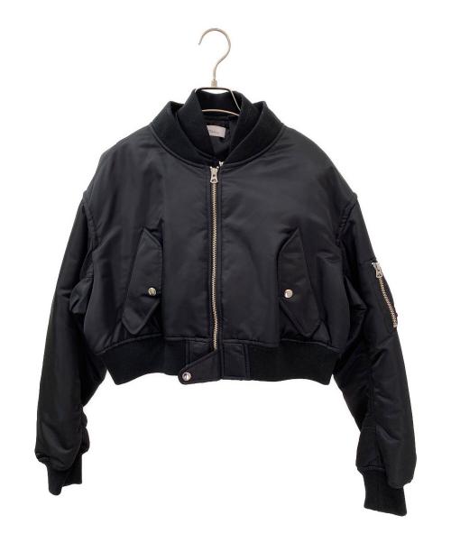 Lautashi（ラウタシー）Lautashi (ラウタシー) ダブルボンバージャケット ブラック サイズ:1の古着・服飾アイテム