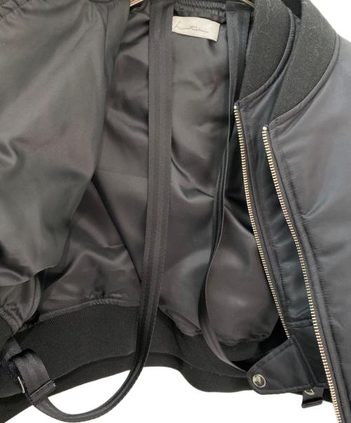 Lautashi（ラウタシー）Lautashi (ラウタシー) ダブルボンバージャケット ブラック サイズ:1の古着・服飾アイテム