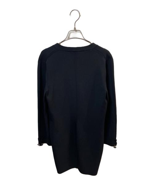 CHANEL（シャネル）CHANEL (シャネル) 変形ニットカーディガン ブラック サイズ:42の古着・服飾アイテム
