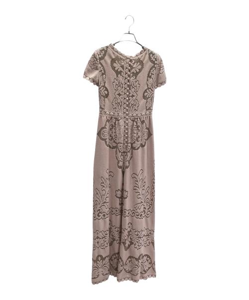 VALENTINO（ヴァレンティノ）VALENTINO (ヴァレンティノ) レースドレスワンピース ピンク サイズ:40の古着・服飾アイテム