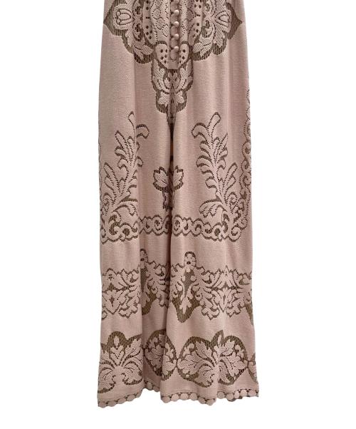 VALENTINO（ヴァレンティノ）VALENTINO (ヴァレンティノ) レースドレスワンピース ピンク サイズ:40の古着・服飾アイテム