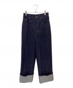MYLANマイラン）の古着「Denim Roll-up Pants」｜インディゴ