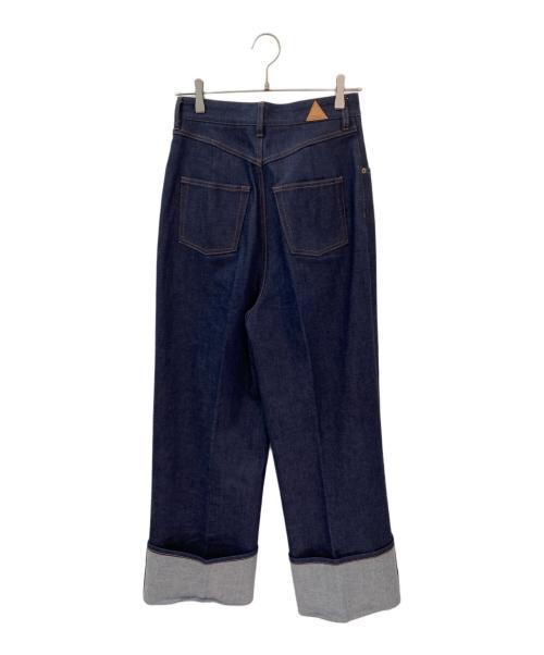 MYLAN（マイラン）MYLAN (マイラン) Denim Roll-up Pants インディゴ サイズ:Mの古着・服飾アイテム