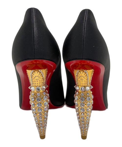 Christian Louboutin（クリスチャン・ルブタン）Christian Louboutin (クリスチャン・ルブタン) リップスティックヒールパンプス ブラック サイズ:39 未使用品の古着・服飾アイテム