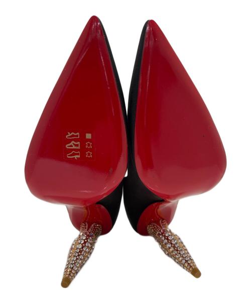Christian Louboutin（クリスチャン・ルブタン）Christian Louboutin (クリスチャン・ルブタン) リップスティックヒールパンプス ブラック サイズ:39 未使用品の古着・服飾アイテム