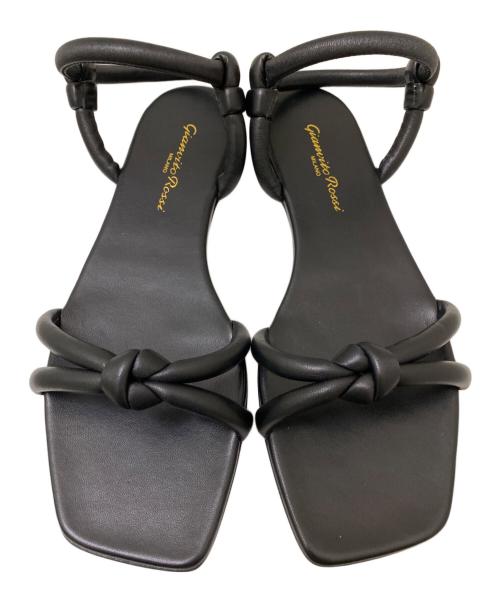 Gianvito Rossi（ジャンヴィト ロッシ）Gianvito Rossi (ジャンヴィト ロッシ) ストラップサンダル ブラック サイズ:38の古着・服飾アイテム