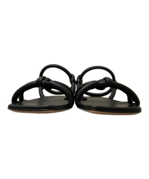 Gianvito Rossi（ジャンヴィト ロッシ）Gianvito Rossi (ジャンヴィト ロッシ) ストラップサンダル ブラック サイズ:38の古着・服飾アイテム