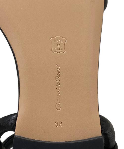 Gianvito Rossi（ジャンヴィト ロッシ）Gianvito Rossi (ジャンヴィト ロッシ) ストラップサンダル ブラック サイズ:38の古着・服飾アイテム