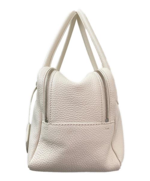 ELBORN（エルボルン）ELBORN (エルボルン) Bonner Square Leather Bag アイボリーの古着・服飾アイテム