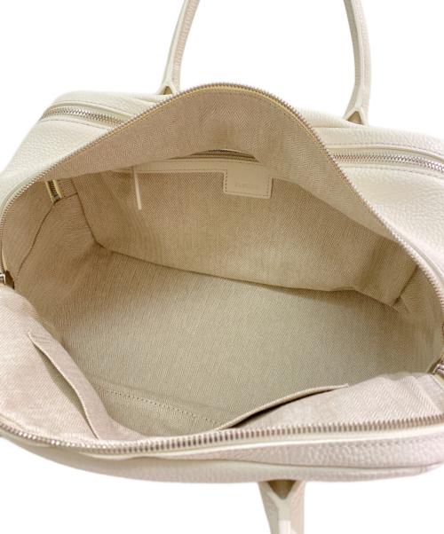 ELBORN（エルボルン）ELBORN (エルボルン) Bonner Square Leather Bag アイボリーの古着・服飾アイテム