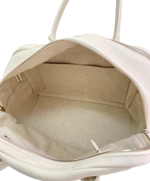 ELBORN（エルボルン）ELBORN (エルボルン) Bonner Square Leather Bag アイボリーの古着・服飾アイテム