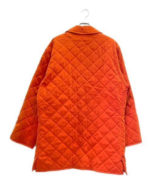 HERMES（エルメス）HERMES (エルメス) ライナー付きキルティングジャケット オレンジ サイズ:50の古着・服飾アイテム