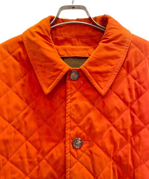HERMES（エルメス）HERMES (エルメス) ライナー付きキルティングジャケット オレンジ サイズ:50の古着・服飾アイテム