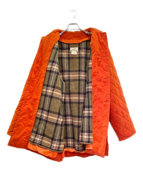 HERMES（エルメス）HERMES (エルメス) ライナー付きキルティングジャケット オレンジ サイズ:50の古着・服飾アイテム