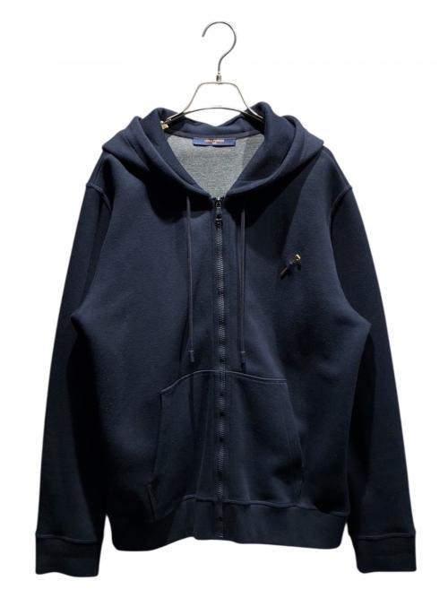 LOUIS VUITTON（ルイ ヴィトン）LOUIS VUITTON (ルイ ヴィトン) ダブルフェイストラベルフーディ ネイビー サイズ:Lの古着・服飾アイテム