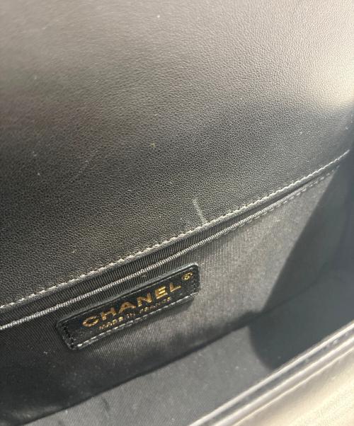 CHANEL（シャネル）CHANEL (シャネル) ボーイシャネル25/ブラック/チェーンショルダーバッグ/シャンパンゴールド金具 ブラック サイズ:25の古着・服飾アイテム