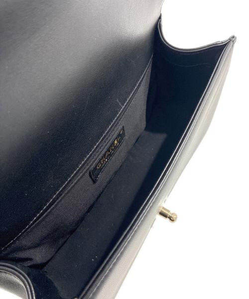 CHANEL（シャネル）CHANEL (シャネル) ボーイシャネル25/ブラック/チェーンショルダーバッグ/シャンパンゴールド金具 ブラック サイズ:25の古着・服飾アイテム