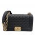 CHANEL（シャネル）の古着「ボーイシャネル25/ブラック/チェーンショルダーバッグ/シャンパンゴールド金具」｜ブラック