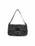 FENDI（フェンディ）の古着「FENDI Zucca Mamma Baguette Shoulder Bag/ズッカ柄マンマバケットショルダーバッグ/ワンショルダーバッグ/ショルダーバッグ/ズッカ柄/3505.26424.008」｜ブラウン
