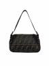 FENDI (フェンディ) FENDI Zucca Mamma Baguette Shoulder Bag/ズッカ柄マンマバケットショルダーバッグ/ワンショルダーバッグ/ショルダーバッグ/ズッカ柄/3505.26424.008 ブラウン：210000円