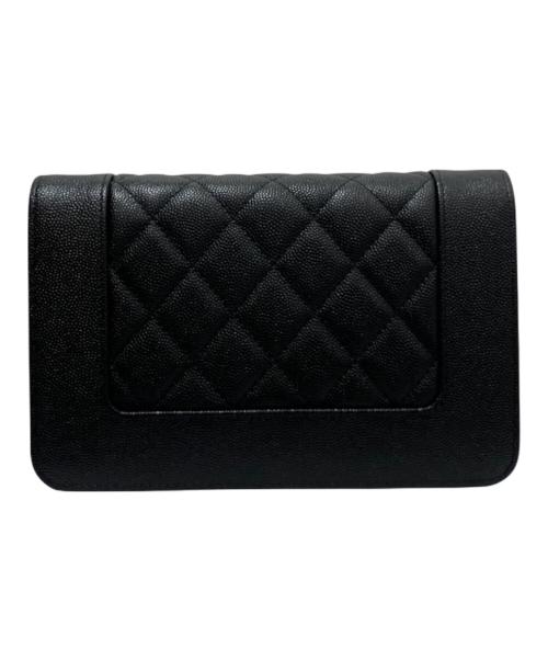 CHANEL（シャネル）CHANEL (シャネル) マドモアゼルチェーンウォレット ブラックの古着・服飾アイテム
