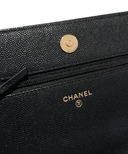 CHANEL（シャネル）CHANEL (シャネル) マドモアゼルチェーンウォレット ブラックの古着・服飾アイテム
