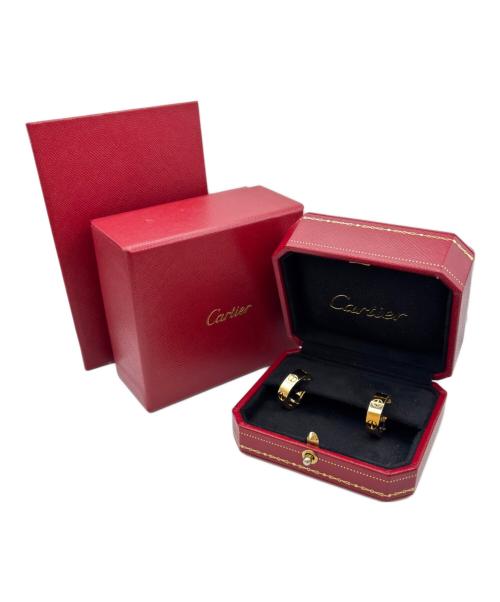 Cartier（カルティエ）Cartier (カルティエ) Love hoop earrings classic model Love フープ イヤリング クラシックモデル CRB8022500 サイズ:-の古着・服飾アイテム