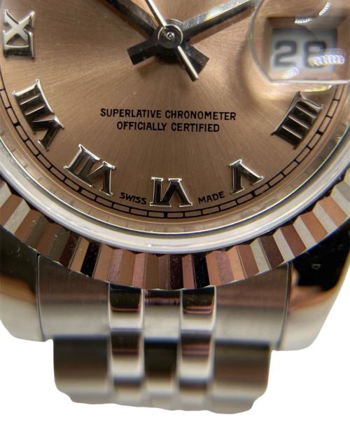 ROLEX（ロレックス）ROLEX (ロレックス) Datejust 26/デイトジャスト 26.0mm/Ref.179174/ピンク文字盤 ピンク文字盤 サイズ:26.0mm/14.0cmの古着・服飾アイテム
