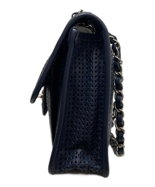 CHANEL（シャネル）CHANEL (シャネル) フレンチリビエラ チェーンショルダーバッグ ネイビー サイズ:　の古着・服飾アイテム
