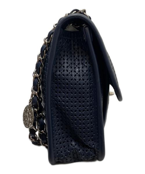CHANEL（シャネル）CHANEL (シャネル) フレンチリビエラ チェーンショルダーバッグ ネイビー サイズ:　の古着・服飾アイテム