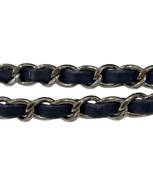 CHANEL（シャネル）CHANEL (シャネル) フレンチリビエラ チェーンショルダーバッグ ネイビー サイズ:　の古着・服飾アイテム