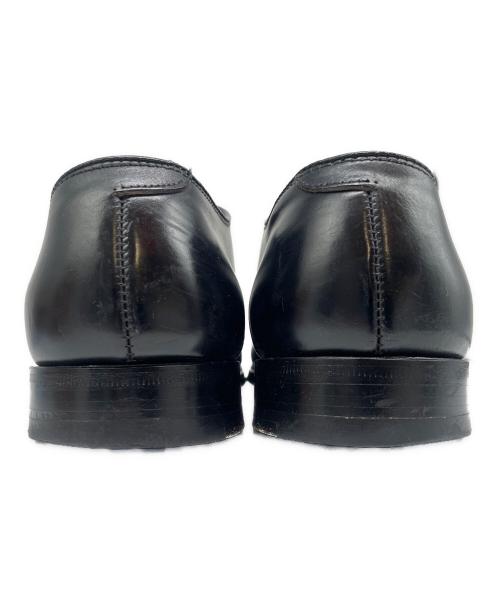 Alden（オールデン）Alden (オールデン)  コードバン パーフォレーテッド ストレートチップ バルモラル ブラック サイズ:8 1/2の古着・服飾アイテム