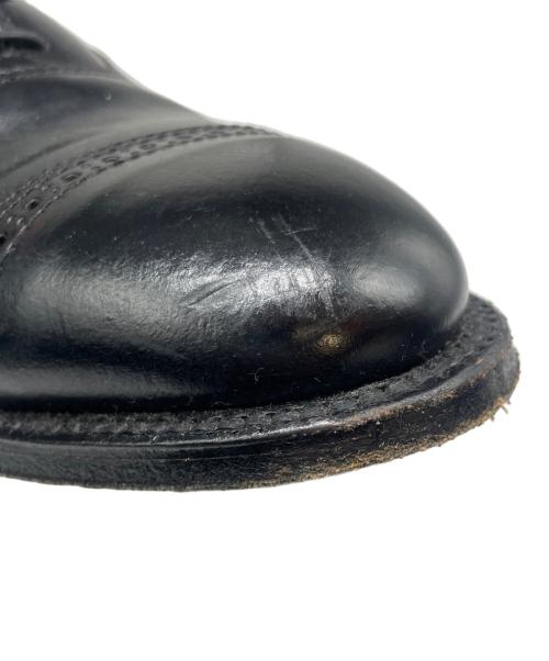 Alden（オールデン）Alden (オールデン)  コードバン パーフォレーテッド ストレートチップ バルモラル ブラック サイズ:8 1/2の古着・服飾アイテム