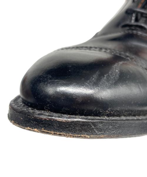 Alden（オールデン）Alden (オールデン)  コードバン パーフォレーテッド ストレートチップ バルモラル ブラック サイズ:8 1/2の古着・服飾アイテム