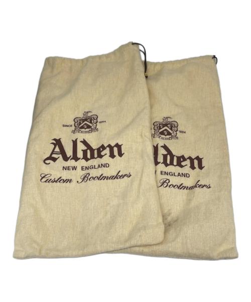 Alden（オールデン）Alden (オールデン)  コードバン パーフォレーテッド ストレートチップ バルモラル ブラック サイズ:8 1/2の古着・服飾アイテム