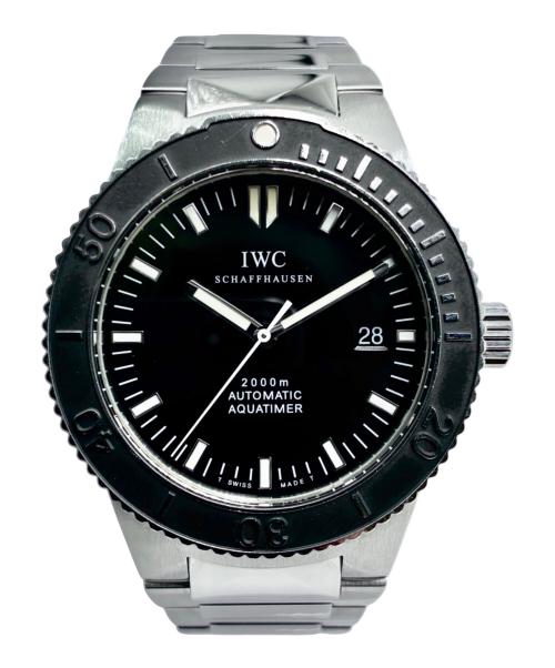 IWC（アイダブリューシー）IWC (アイダブリューシー) GST Aquatimer アクアタイマー Ref:IW353602 黒文字盤 黒文字盤 サイズ:42.0mm/16.5cmの古着・服飾アイテム