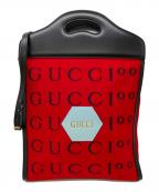 GUCCIグッチ）の古着「GUCCI 100th Anniversary 2WAY Shoulder Tote Bag/2WAYショルダーバッグ」｜レッド