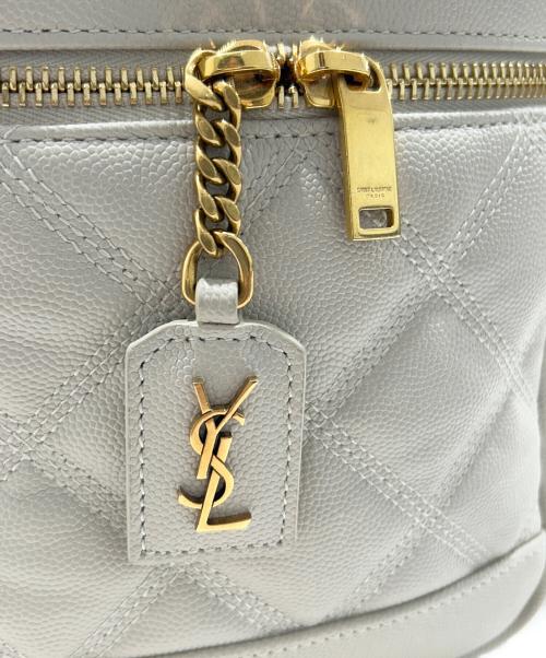Saint Laurent Paris（サンローランパリ）Saint Laurent Paris (サンローランパリ) ショルダーバニティバッグ アイボリー サイズ:-の古着・服飾アイテム