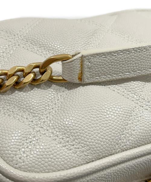 Saint Laurent Paris（サンローランパリ）Saint Laurent Paris (サンローランパリ) ショルダーバニティバッグ アイボリー サイズ:-の古着・服飾アイテム